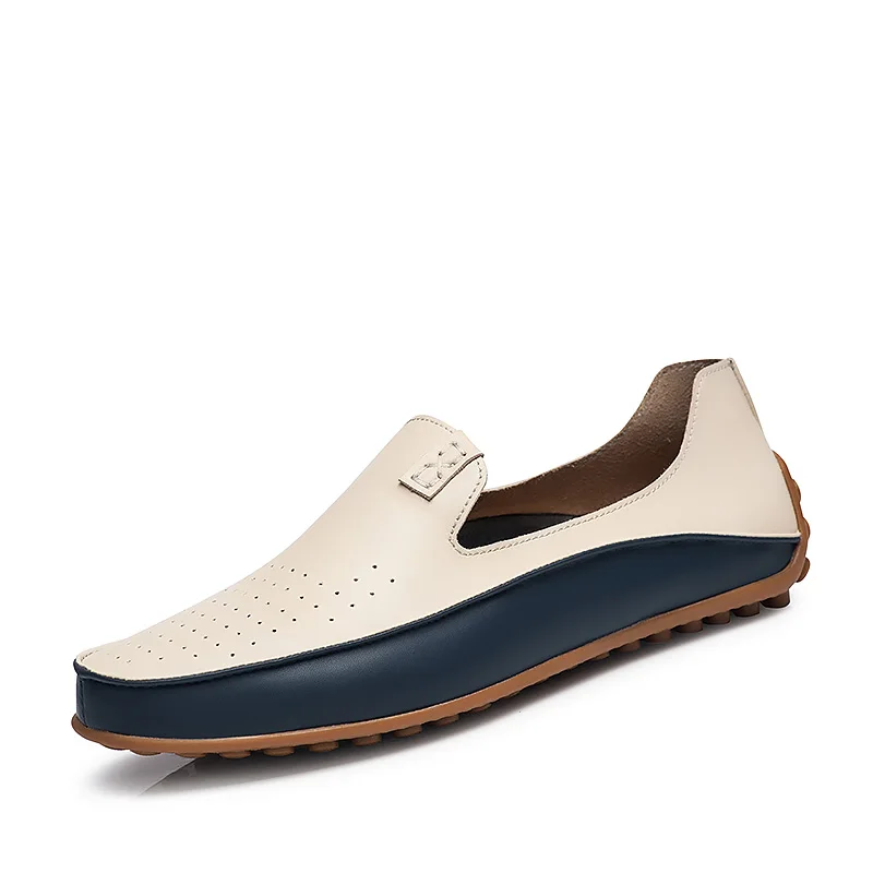Leather Shoes For Men Slip On Loafers 47 Casual Driving Shoes WideBusiness Shoes Sneaker Male image 9