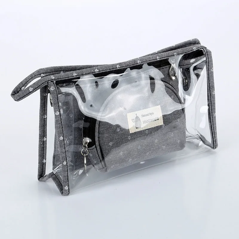 3pcs/Set Travel PVC Cosmetic Bags Women Transparent Clear Zipper Makeup Bags Organizer Bath Wash Make Up Tote Handbags Case
3pcs/Set Travel PVC Cosmetic Bags Women Transparent Clear Zipper Makeup Bags Organizer Bath Wash Make Up Tote Handbags Case