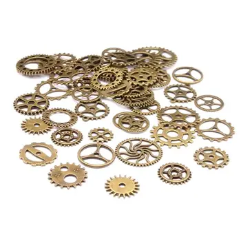 20 steam punk alloy jewelry accessories DIY handmade materials retro zinc alloy mixed charge gear gear pendant
20 steam punk alloy jewelry accessories DIY handmade materials retro zinc alloy mixed charge gear gear pendant