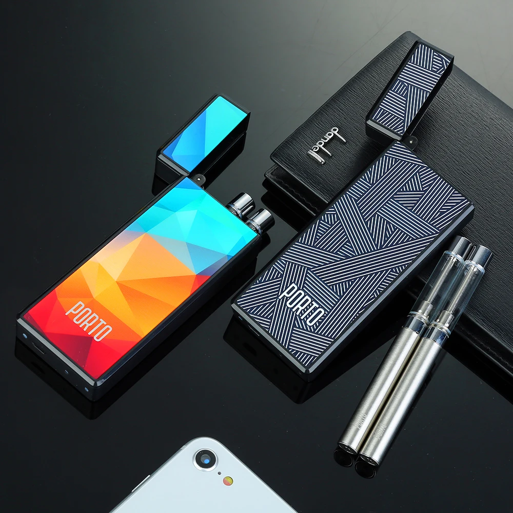 Original VapeOnly Porto PCC Starter Kit with 800mAh Portable Charging Case & Dual Slim Pen-style E-Cigs
Original VapeOnly Porto PCC Starter Kit with 800mAh Portable Charging Case & Dual Slim Pen-style E-Cigs