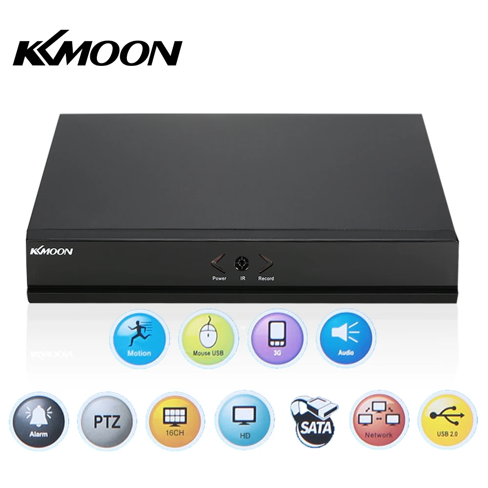 KKmoon 16CH Channel FULL 960H D1 DVR CCTV Surveillance Video Recorder H.264 Real Time Standalone CCTV Digital Video Recorder
KKmoon 16CH Channel FULL 960H D1 DVR CCTV Surveillance Video Recorder H.264 Real Time Standalone CCTV Digital Video Recorder