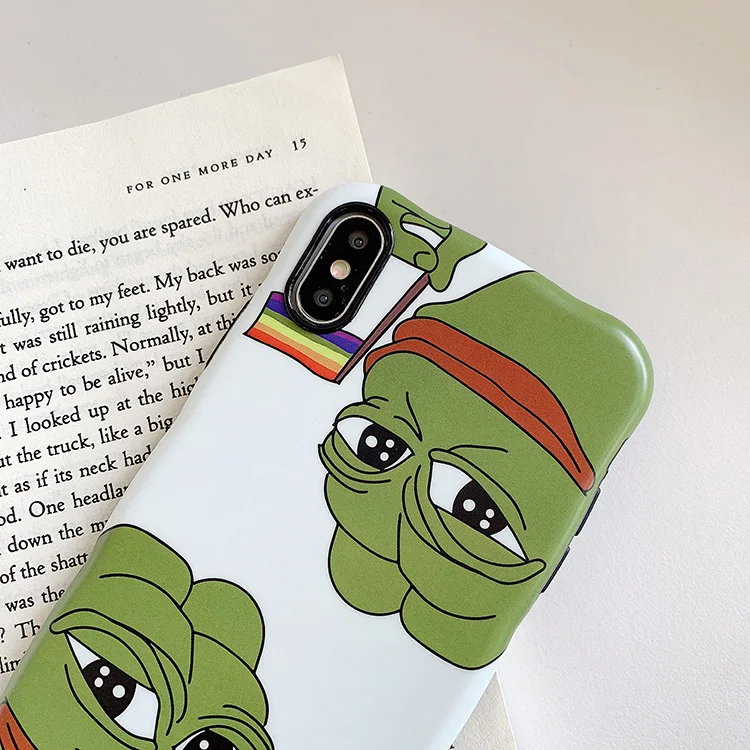 For Cartoon wave frog apple 6S/7/8PLUS mobile phone case iphoneXS Max XR cute couple soft rubber sleeve for iPhone 7 case
For Cartoon wave frog apple 6S/7/8PLUS mobile phone case iphoneXS Max XR cute couple soft rubber sleeve for iPhone 7 case