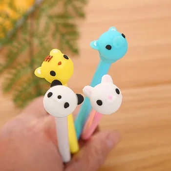 48pcs/lot creative cartoon animal rabbit bear tiger gel pen black ink water sign pen office school stationery gift prize pen
48pcs/lot creative cartoon animal rabbit bear tiger gel pen black ink water sign pen office school stationery gift prize pen