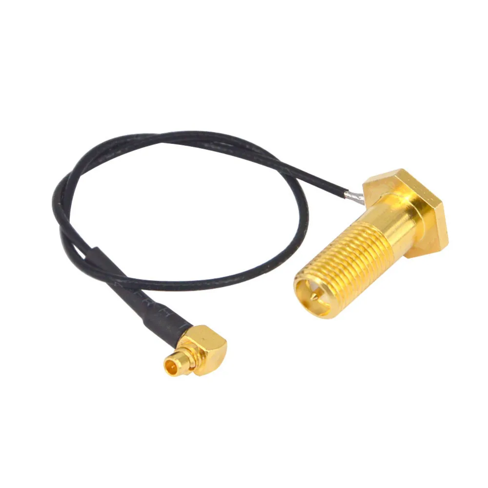 Antenna WiFi Pigtail Cable MMCX male Rightangle to RP-SMA with 1.13mm Antenna WiFi Pigtail for modify DJI Mavic Pro Remote
Antenna WiFi Pigtail Cable MMCX male Rightangle to RP-SMA with 1.13mm Antenna WiFi Pigtail for modify DJI Mavic Pro Remote