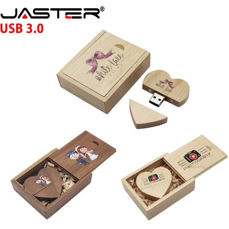 JASTER wooden heart shape 64GB 32GB 16GB4GB USB 3.0 stick flash drive pendrive gift custom made(5 PCS free Color printing logo
JASTER wooden heart shape 64GB 32GB 16GB4GB USB 3.0 stick flash drive pendrive gift custom made(5 PCS free Color printing logo