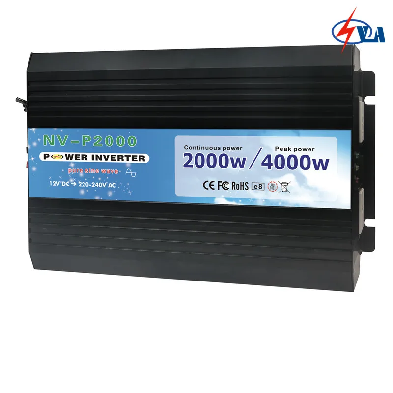 P2000 2000w 12V 24V Invertor Pure Sine Wave Off Grid Power Invertor AC 110V 220V