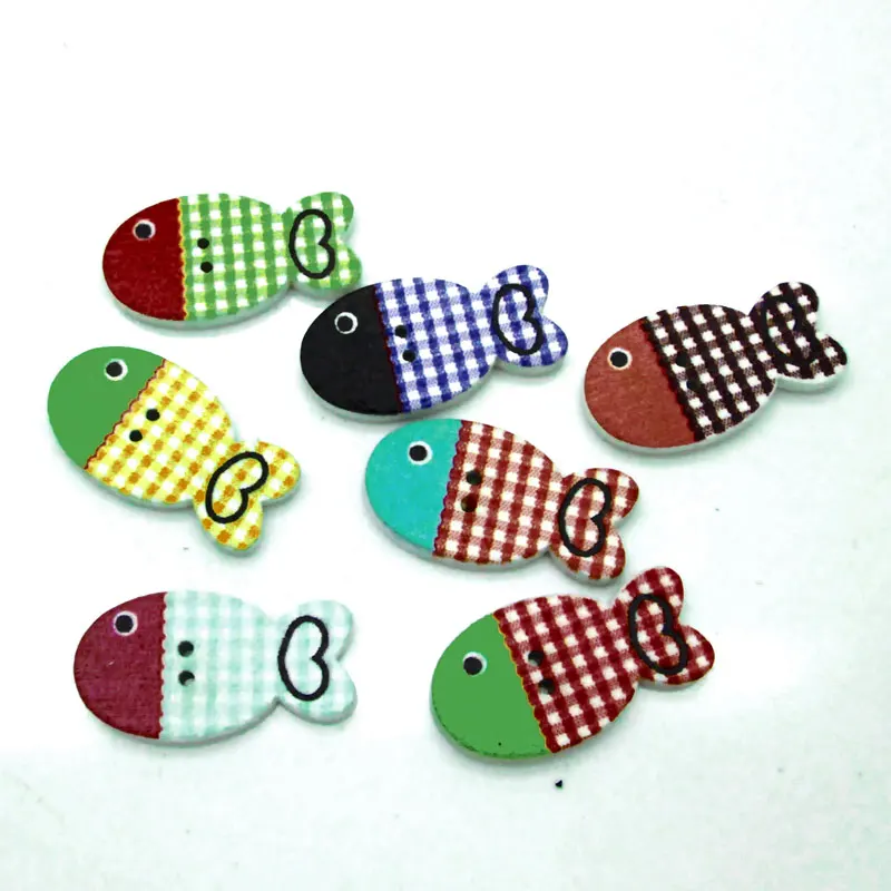 50pcs 24x13mm Random Mixed Animal Fish Pattern Wooden Buttons For Clothes Crafts Sewing Scrapbooking DIY Accessories
50pcs 24x13mm Random Mixed Animal Fish Pattern Wooden Buttons For Clothes Crafts Sewing Scrapbooking DIY Accessories