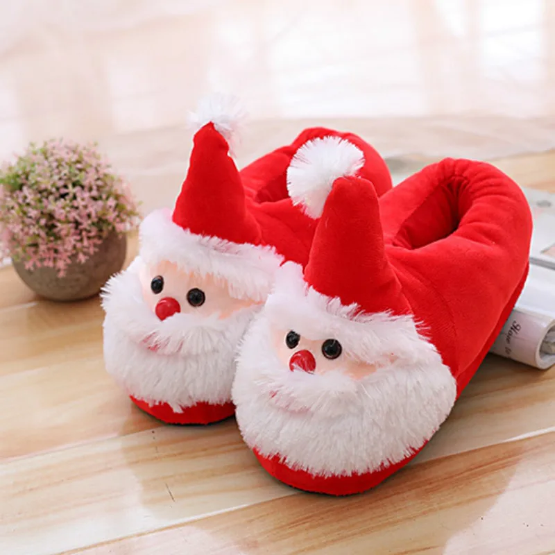 Autumn and winter home Santa Claus couples thick wooden floor cotton slippers cotton shoes men and women Christmas gifts
Autumn and winter home Santa Claus couples thick wooden floor cotton slippers cotton shoes men and women Christmas gifts