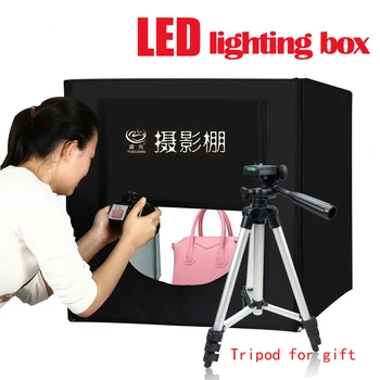 Photo Studio Light Box Folding LED Photo Box Tent 80cm Softbox Desktop Studio lighting with 3pcs Background
Photo Studio Light Box Folding LED Photo Box Tent 80cm Softbox Desktop Studio lighting with 3pcs Background