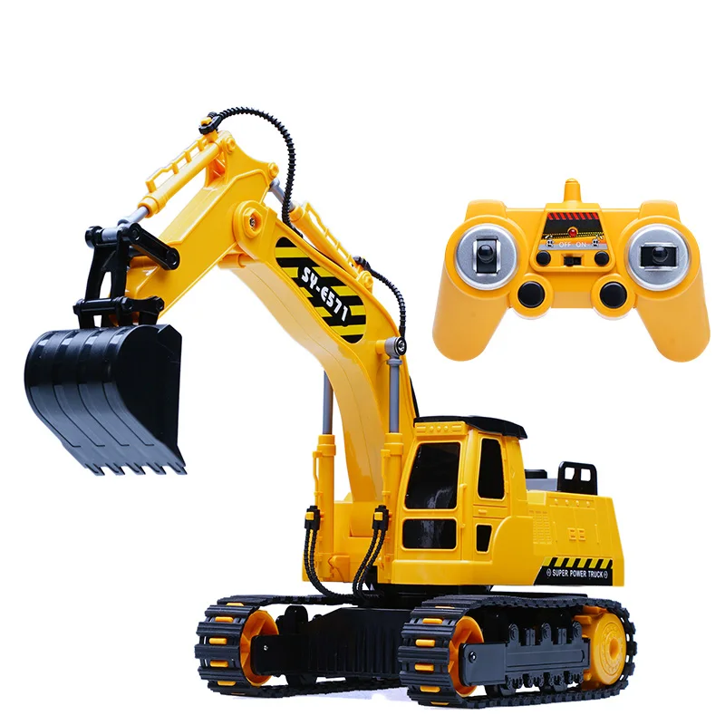 1:18 RC Engineering Track Excavator 2.4G Radio Remote Control Truck Toys for Children Best for Kids Christmas Toys RC Truck
1:18 RC Engineering Track Excavator 2.4G Radio Remote Control Truck Toys for Children Best for Kids Christmas Toys RC Truck