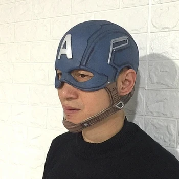 Movie Captain America 3 Civil War Captain America Mask Cosplay Steven Rogers Superhero Latex Helmet Halloween For Men Party Prop
Movie Captain America 3 Civil War Captain America Mask Cosplay Steven Rogers Superhero Latex Helmet Halloween For Men Party Prop
