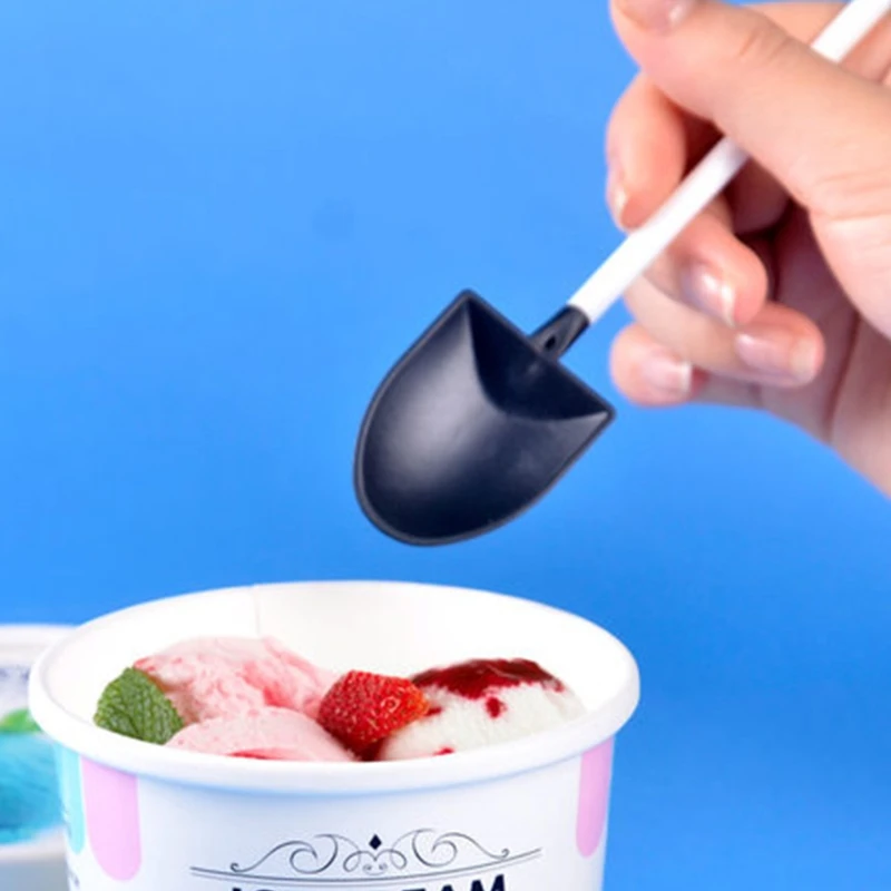 10pcs Disposable Spoon Ice Cream Plastic Spoons Shovel Ice Cream Dessert Serving Tool Kitchen Gadgets 2018
10pcs Disposable Spoon Ice Cream Plastic Spoons Shovel Ice Cream Dessert Serving Tool Kitchen Gadgets 2018