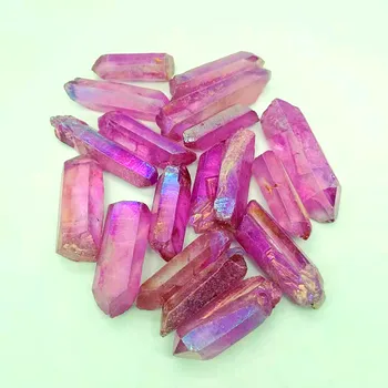 10pcs Pink titanium rainbow aura quartz crystals specimen natural stones and crystals points fountain home decoration for gift
10pcs Pink titanium rainbow aura quartz crystals specimen natural stones and crystals points fountain home decoration for gift