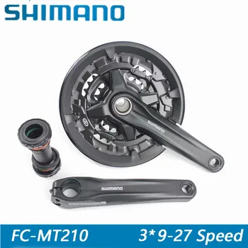 SHIMANO FC-MT210 bicycle parts bicycle accessories 9/27S mtb mountain bike sprocket crank combination includes BB shaft
SHIMANO FC-MT210 bicycle parts bicycle accessories 9/27S mtb mountain bike sprocket crank combination includes BB shaft