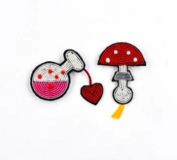 embroidery india silk pin on patches for clothing brooch mushroom badge designer patches for jeans parches bordados para ropa
embroidery india silk pin on patches for clothing brooch mushroom badge designer patches for jeans parches bordados para ropa