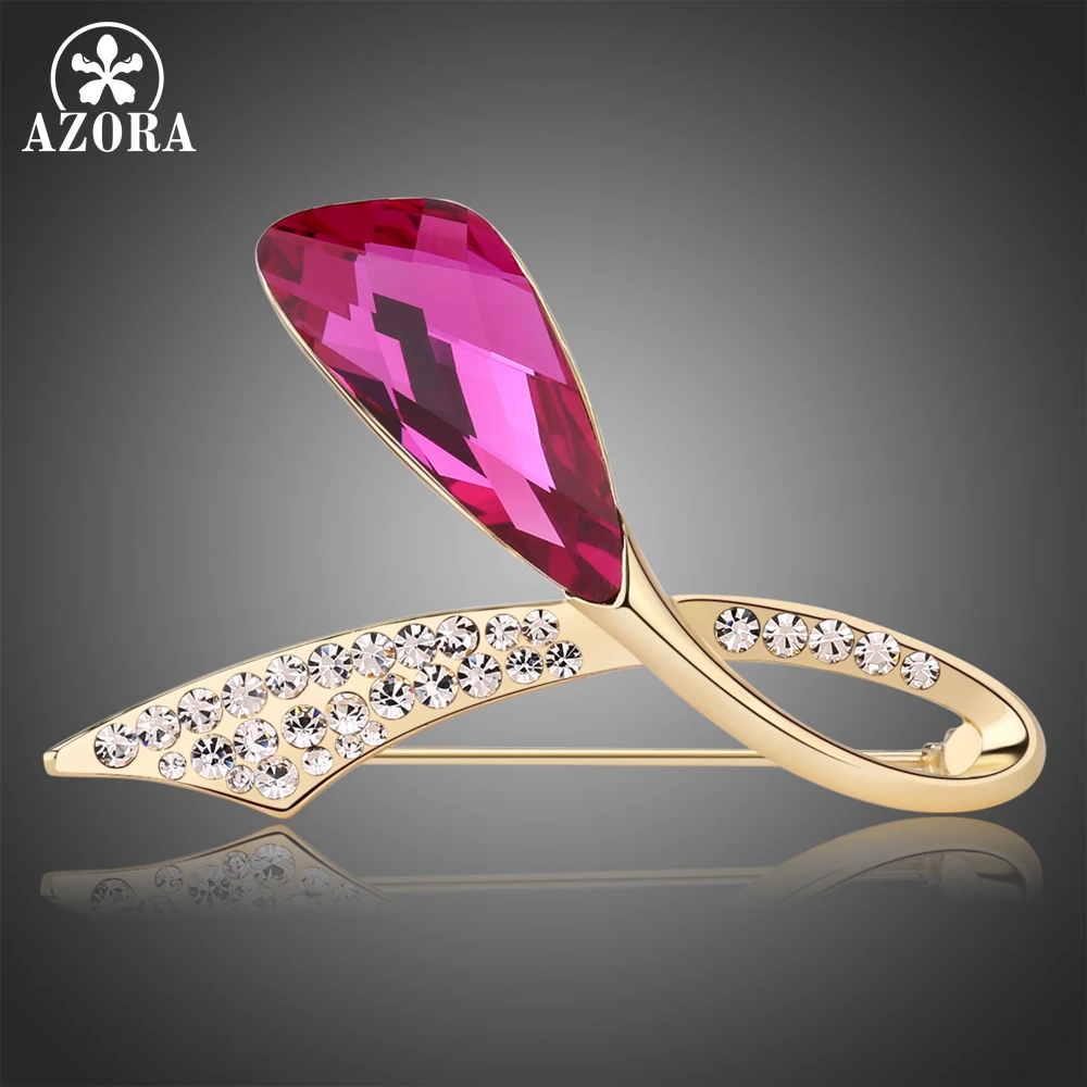 AZORA Orange Red Austrian Crystals Double Leaf Brooches Pins for Women Clear Rhinestone Brooch Clothing Accessories TP0083
AZORA Orange Red Austrian Crystals Double Leaf Brooches Pins for Women Clear Rhinestone Brooch Clothing Accessories TP0083