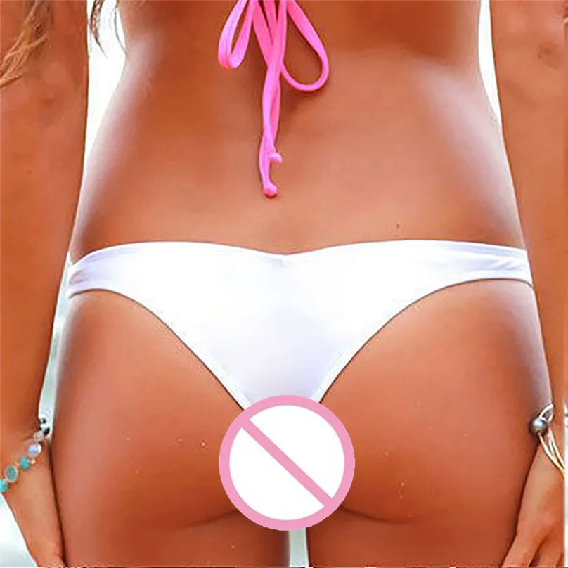 New Women's Sexy Bottoms Swimsuit Bikini Swimwear V Swim Trunks Briefs Women Swimming Pants #2J08 (4)