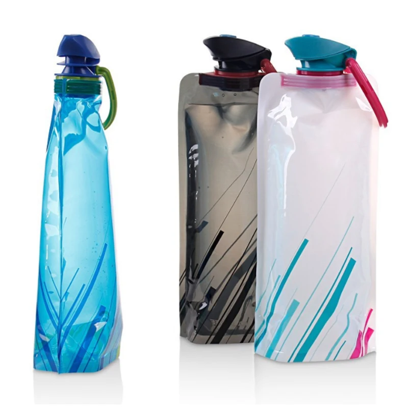 New outdoor 700ml folding water bag reusable flexible water bottle bag camping walking tool equipment
New outdoor 700ml folding water bag reusable flexible water bottle bag camping walking tool equipment