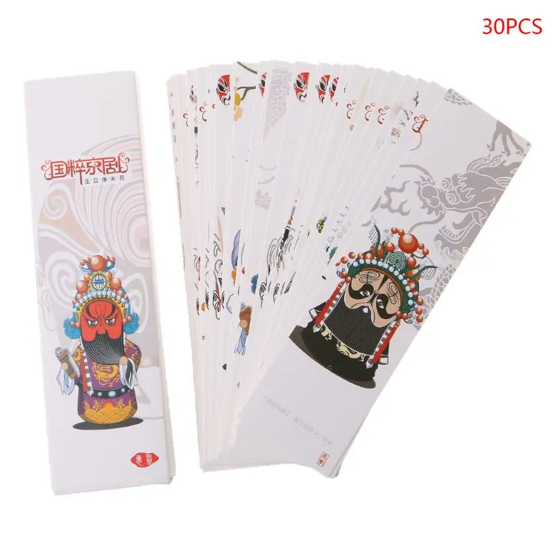 30pcs Creative Chinese Style Paper Bookmarks Painting Cards Retro Beautiful Boxed Bookmark Commemorative Gifts
30pcs Creative Chinese Style Paper Bookmarks Painting Cards Retro Beautiful Boxed Bookmark Commemorative Gifts