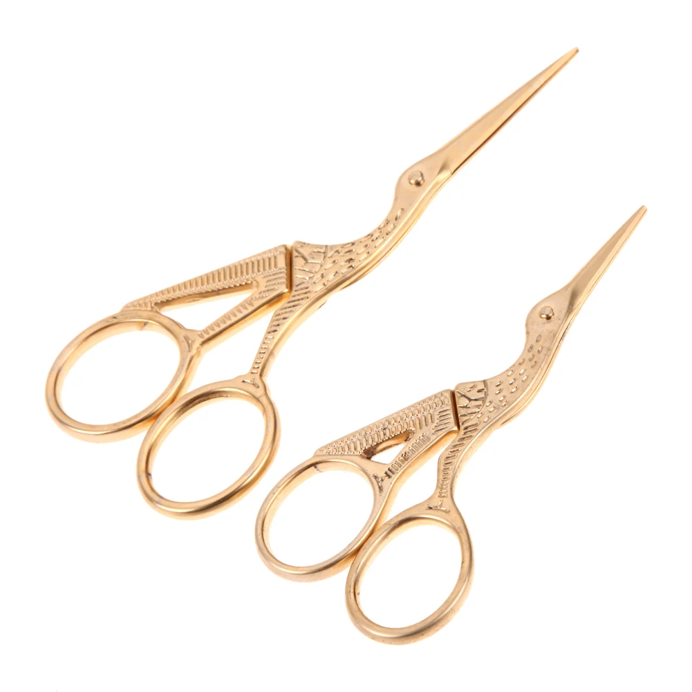 2PCS/Set Golden/Silver/Black Sewing Scissors Heron Egret Scissors Steel Vintage Tailor Scissors For Fabric Craft Household
2PCS/Set Golden/Silver/Black Sewing Scissors Heron Egret Scissors Steel Vintage Tailor Scissors For Fabric Craft Household
