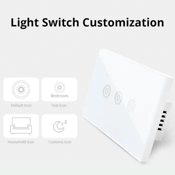 Customs DIY Wall Switches Panel Cover Tuya Smart life Alexa Google Home Voice Control Customized Smart Wall Light Switch
Customs DIY Wall Switches Panel Cover Tuya Smart life Alexa Google Home Voice Control Customized Smart Wall Light Switch