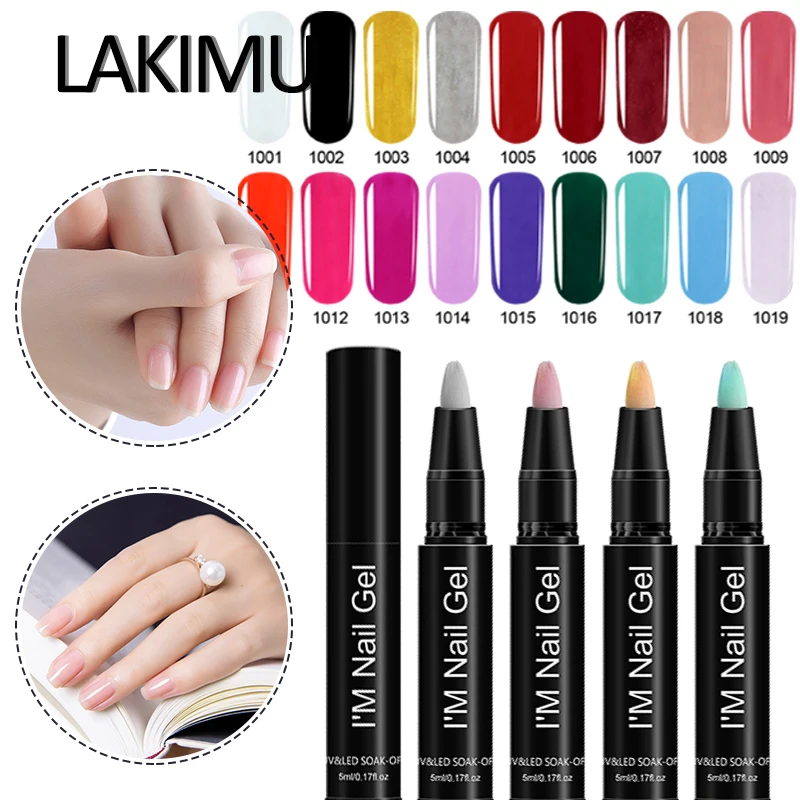LAKIMU 35 Colors Uv Lamp Gel Polish Soak Off LED UV Glitter Gel Pen Brushe Top Base Coat Primer Colorful Pen Nails Gel Lacquer
LAKIMU 35 Colors Uv Lamp Gel Polish Soak Off LED UV Glitter Gel Pen Brushe Top Base Coat Primer Colorful Pen Nails Gel Lacquer