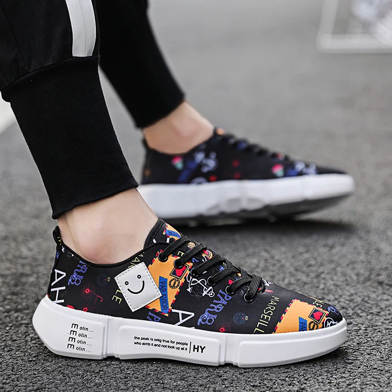 Fashion Print Sneakers Men Casual Canvas Shoes Summer Trainers Leisure Shoes Men's Flats Slip Shoes Chaussures Pour Hommes
Fashion Print Sneakers Men Casual Canvas Shoes Summer Trainers Leisure Shoes Men's Flats Slip Shoes Chaussures Pour Hommes