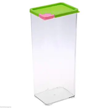 Multifunction Kitchen Food Storage Box Cereal Grain Crisper Container, Pink+Green Size: 1620ML
Multifunction Kitchen Food Storage Box Cereal Grain Crisper Container, Pink+Green Size: 1620ML