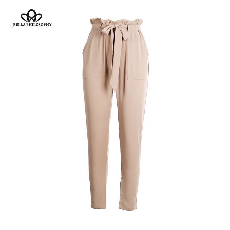 Bella Philosophy 2018 chiffon high waist harem pants stringyselvedge summer style casual pants female 2016 New black trousers
Bella Philosophy 2018 chiffon high waist harem pants stringyselvedge summer style casual pants female 2016 New black trousers