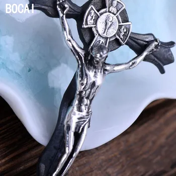 S925 pure silver vintage Thai silver Catholic relics crucifixion bitterness cross pendant
S925 pure silver vintage Thai silver Catholic relics crucifixion bitterness cross pendant