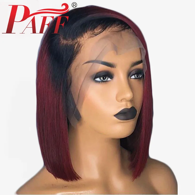 PAFF Ombre Red Short Bob Wigs Lace Front Human Hair Wigs Bleached Knots Glueless Human Hair Wigs With Baby Hair
PAFF Ombre Red Short Bob Wigs Lace Front Human Hair Wigs Bleached Knots Glueless Human Hair Wigs With Baby Hair