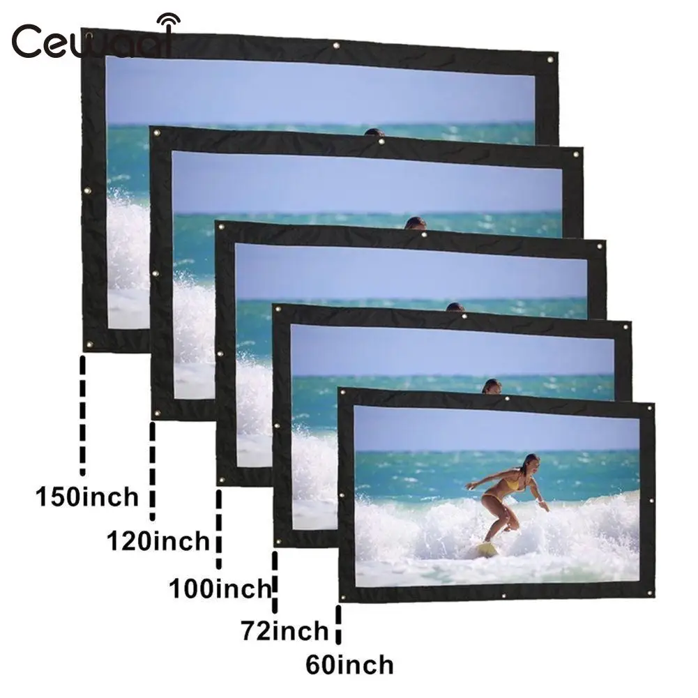 Movie Screen Soft Projector Curtain Polyester Taffeta Home Cinema Church Projection Curtain Weddings
Movie Screen Soft Projector Curtain Polyester Taffeta Home Cinema Church Projection Curtain Weddings