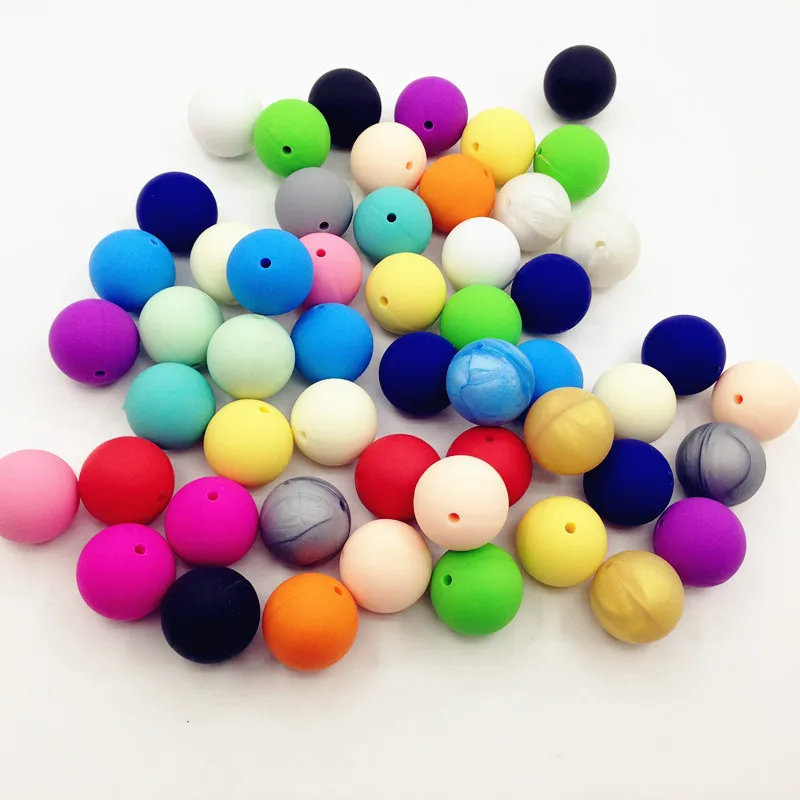 20mm silicone beads round loose jewelry baby teething balls(20pcs) Candy Silicone Bead Food Grade Sensory infant teether
20mm silicone beads round loose jewelry baby teething balls(20pcs) Candy Silicone Bead Food Grade Sensory infant teether