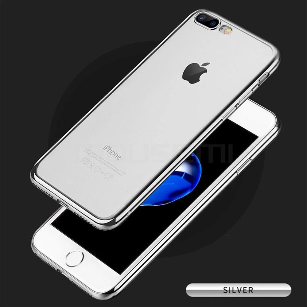 MOUSEMI Phone Cases For iPhone 7 Case Transparent Silicone Plating Soft Cover For iPhone 7 Plus Case For iPhone 77 Plus (10)