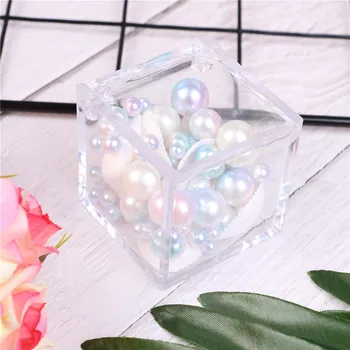 1pc Wedding Ring Box Plastic Clear Jewelry Box Transparent Can Open Favor Boxes Baby Shower Favor Sedding Souvenirs Square
1pc Wedding Ring Box Plastic Clear Jewelry Box Transparent Can Open Favor Boxes Baby Shower Favor Sedding Souvenirs Square