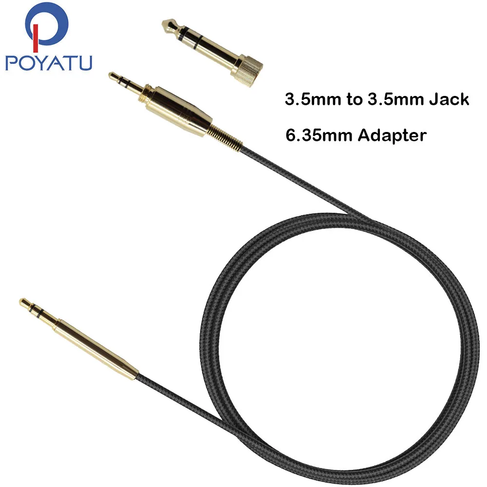 POYATU 3.5mm Male To Male Audio Hifi Headphone Cable For Bowers Wilkins P3 P7 Earphone Headphone Replacement Cable Cord
POYATU 3.5mm Male To Male Audio Hifi Headphone Cable For Bowers Wilkins P3 P7 Earphone Headphone Replacement Cable Cord