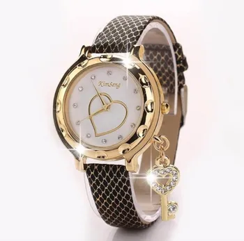 Women Watches Stainless Steel Key Pendant Heart Ladies Watch Fashion Rhinestone Quartz Wristwatch Female Clock relogio feminino
Women Watches Stainless Steel Key Pendant Heart Ladies Watch Fashion Rhinestone Quartz Wristwatch Female Clock relogio feminino