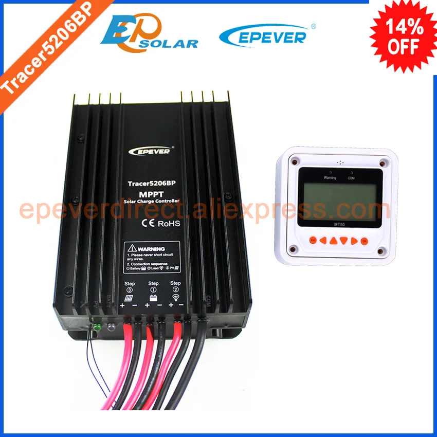 panel solar regulator 20A mppt controller from EPEVER direct supply Tracer5206BP MT50 remote meter,meter not apply for lithium
panel solar regulator 20A mppt controller from EPEVER direct supply Tracer5206BP MT50 remote meter,meter not apply for lithium
