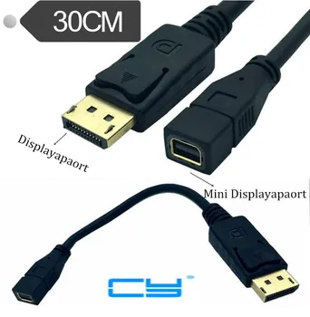 Gold-plated connector mini dp female to dp line mini Displayport to dp line graphics card to Apple MC007 monitor line 0.3m
Gold-plated connector mini dp female to dp line mini Displayport to dp line graphics card to Apple MC007 monitor line 0.3m