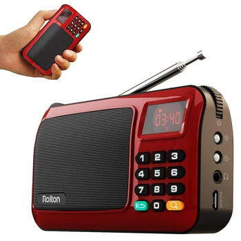 Rolton W405 FM Radio Stereo Receiver Portable Mini MP3 Speaker LED Display Support TF Card Headphone for Ipod phone
Rolton W405 FM Radio Stereo Receiver Portable Mini MP3 Speaker LED Display Support TF Card Headphone for Ipod phone