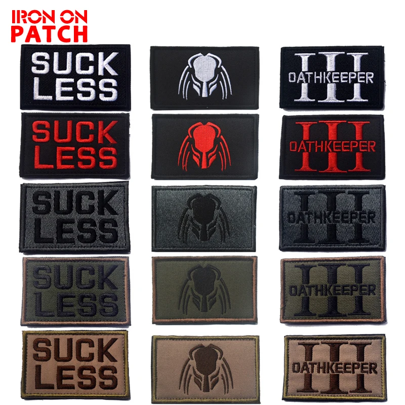 Predator DATHKEEPER SUCKLESS Morale Patch DIY Emblem Badge For Clothing Backpack High Quality Embroidered Predator Patches
Predator DATHKEEPER SUCKLESS Morale Patch DIY Emblem Badge For Clothing Backpack High Quality Embroidered Predator Patches