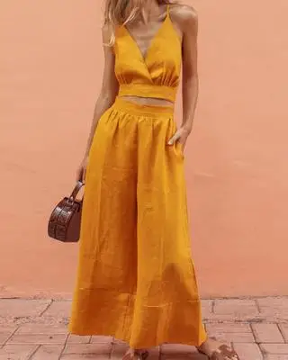 2 piece set women 2019 new sexy temperament European and American harness set lady Fashion jumpsuit sexy women
2 piece set women 2019 new sexy temperament European and American harness set lady Fashion jumpsuit sexy women