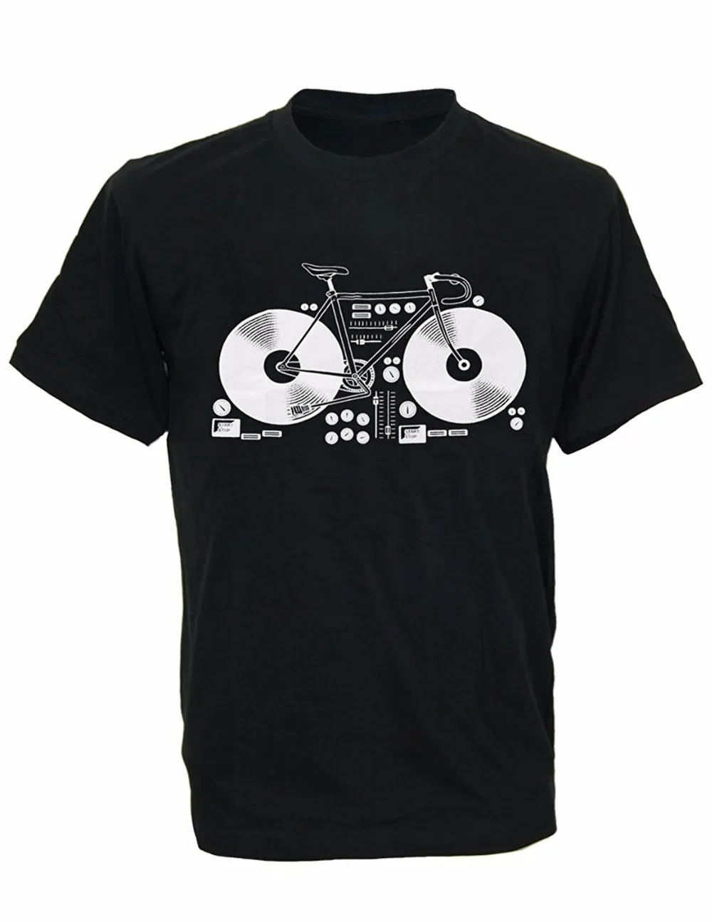 Men Creative Casual Short Sleeve T Shirt Novelty Sodatees Bicycle Biker Turntable Mixer Dj T-Shirts Custom
Men Creative Casual Short Sleeve T Shirt Novelty Sodatees Bicycle Biker Turntable Mixer Dj T-Shirts Custom