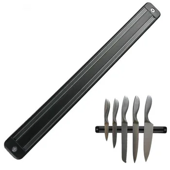 High Quality Magnetic Knife Holder Wall Mount Black Plastic Magnet Knife Holder For Stainless Steel Knife
High Quality Magnetic Knife Holder Wall Mount Black Plastic Magnet Knife Holder For Stainless Steel Knife