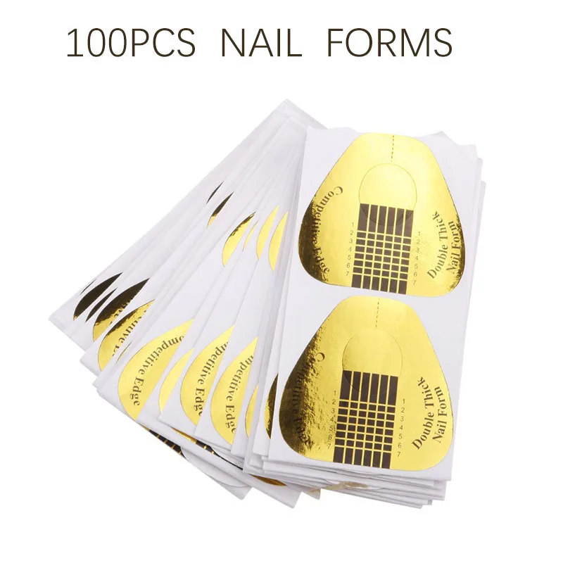 100pcs U-shape Nail Forms Nail Art Guide Form for Acrylic Curve UV Gel Nail Extension
100pcs U-shape Nail Forms Nail Art Guide Form for Acrylic Curve UV Gel Nail Extension