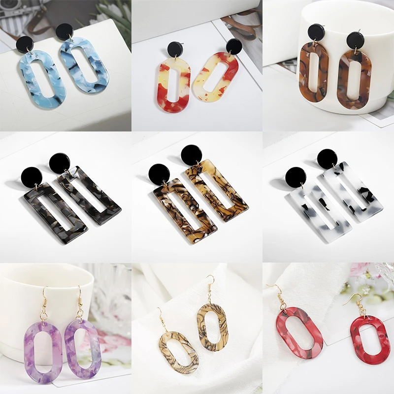Fashion Turtle Color Leopard Acrylic Acrylic Print Acid Leaf Geometric Square Circle Long Drop Earrings for Woman
Fashion Turtle Color Leopard Acrylic Acrylic Print Acid Leaf Geometric Square Circle Long Drop Earrings for Woman