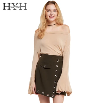 HYH HAOYIHUI 2018 New Fashion Women T-shirts Slash neck Off Shoulder Sexy Chiffon Ruffle Butterfly Sleeve Tees Lady Pullovers
HYH HAOYIHUI 2018 New Fashion Women T-shirts Slash neck Off Shoulder Sexy Chiffon Ruffle Butterfly Sleeve Tees Lady Pullovers