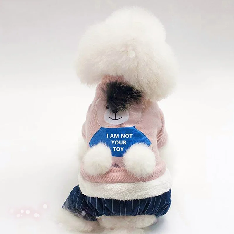 Fast Shipping Dog Clothes Handsome Bear Thicken Four Legs Dog Winter Clothes Dog Coat Ropa Perro Ubranka Dla Psa Pet Supplies
Fast Shipping Dog Clothes Handsome Bear Thicken Four Legs Dog Winter Clothes Dog Coat Ropa Perro Ubranka Dla Psa Pet Supplies