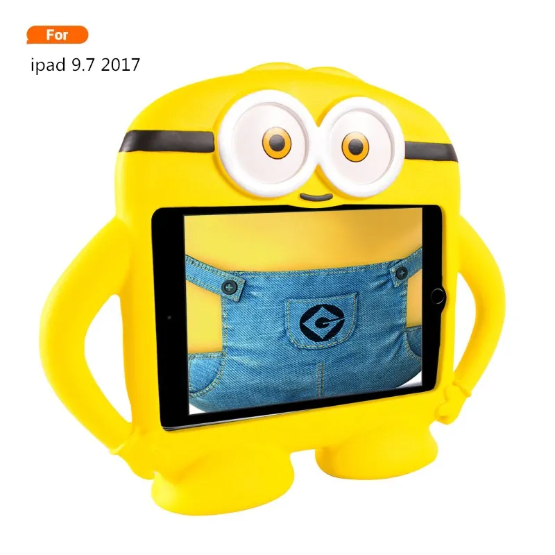 Child Case For ipad pro 9.7/Air/Air2 Kids Minions EVA Shockproof Heavy Duty Stand Foam Case Cover New For Ipad 9.7inch 2017/2018
Child Case For ipad pro 9.7/Air/Air2 Kids Minions EVA Shockproof Heavy Duty Stand Foam Case Cover New For Ipad 9.7inch 2017/2018