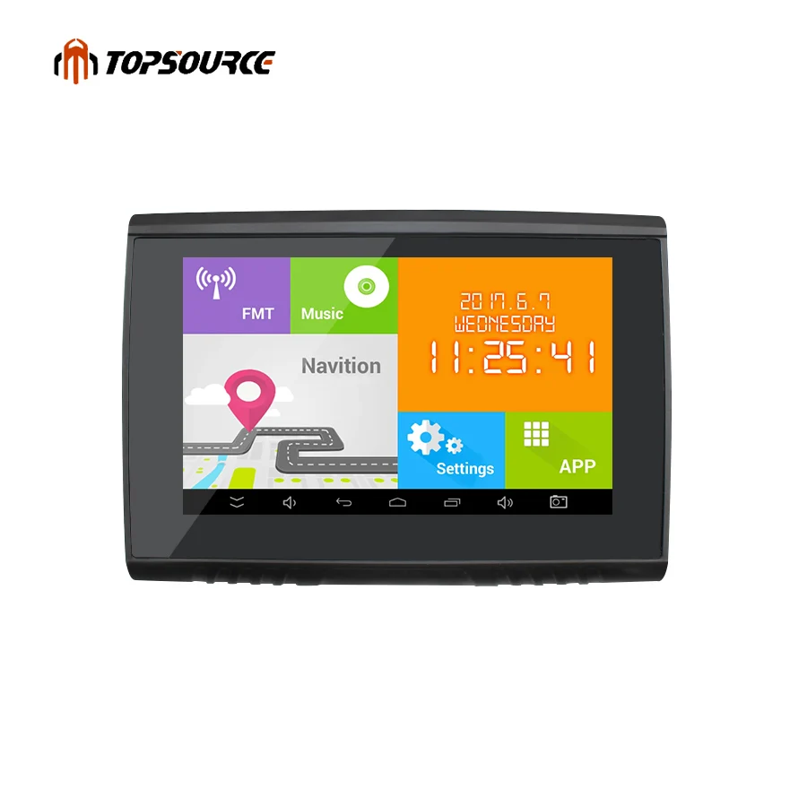 TOPSOURCE 2020 2 в 1 5 "IP67 из непромокаемой ткани мотоцикла gps навигации автомобиля
